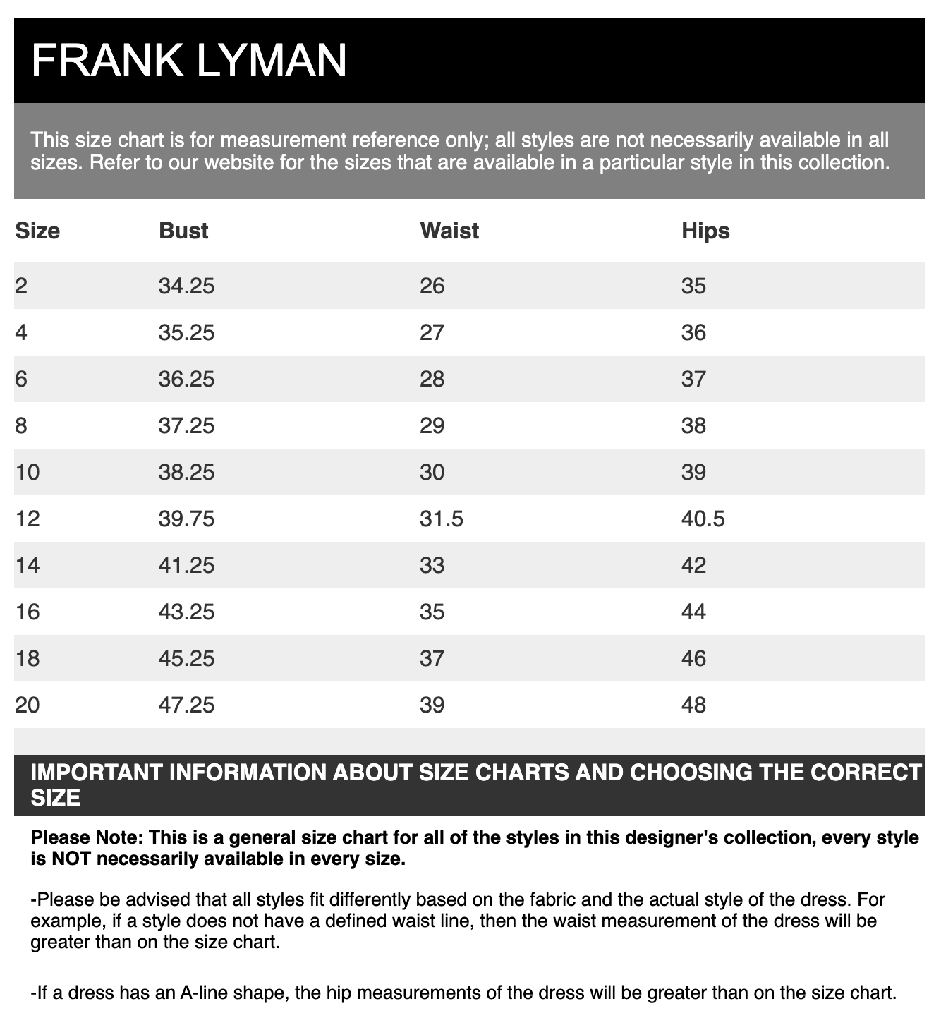 Red dress sales boutique size chart